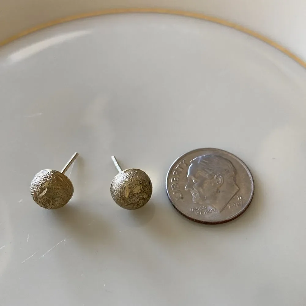 SS earrings with a gold wash